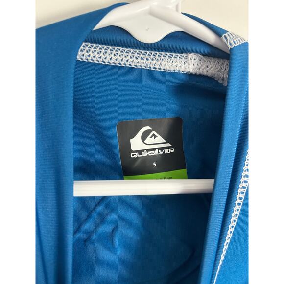 Quiksilver Toddler Boy 5T Long Sleeve Rash Guard Royal Blue - Picture 5 of 9